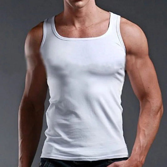 Men's Cotton Muscle Vests for Gym Workouts