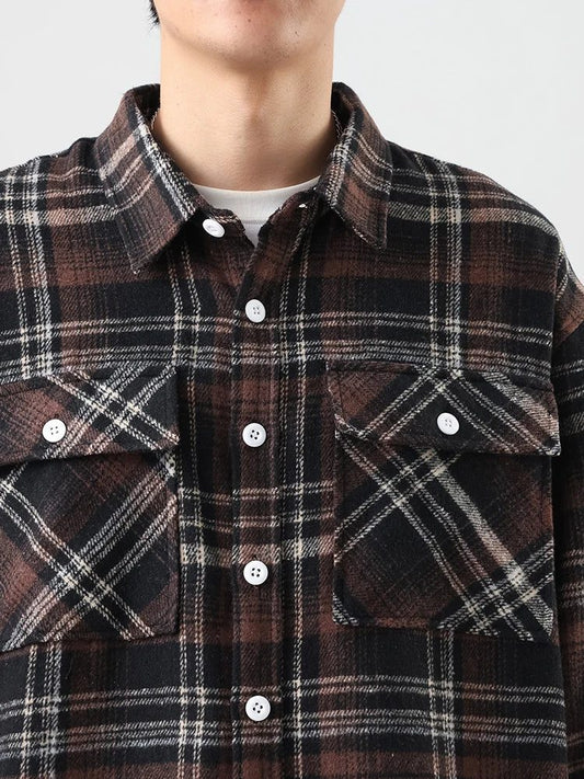 Plus Size Flannel Shirt for Men