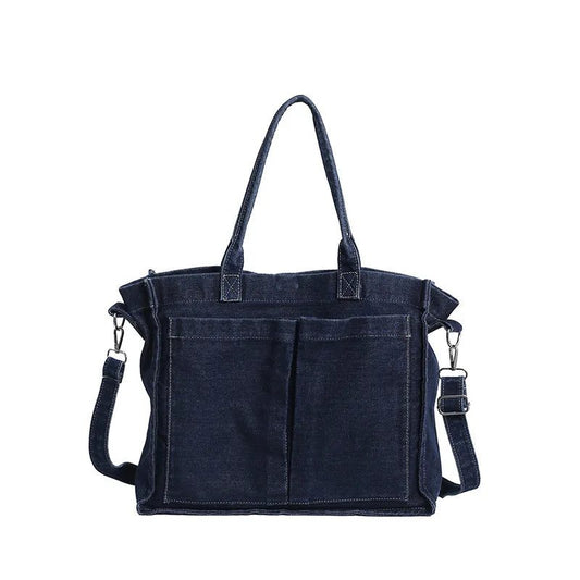 2024 Autumn Women's Denim Casual Tote Bag