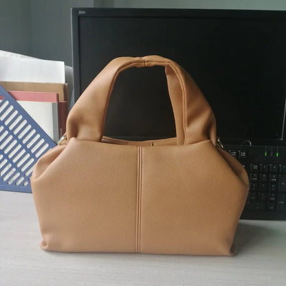 Luxury Lychee Print Leather Crossbody Handbag 2024