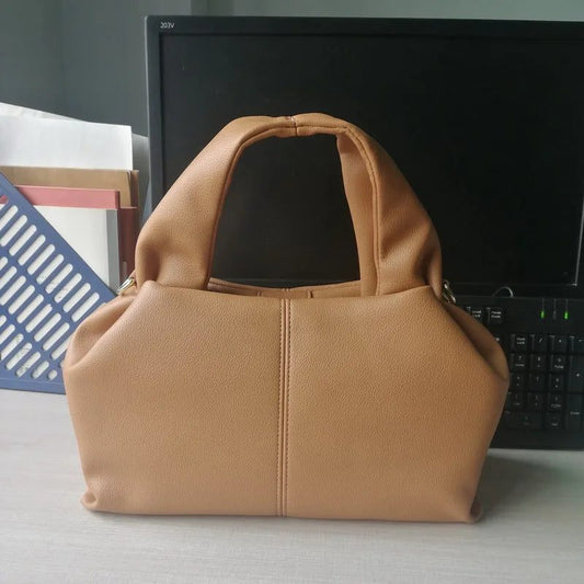 Luxury Lychee Print Leather Crossbody Handbag 2024