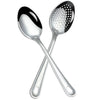Elegant Slotted Stainless Steel Serving Spoons