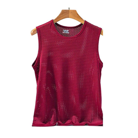 Men's Quick-Drying Ice Silk Mesh Tank Top