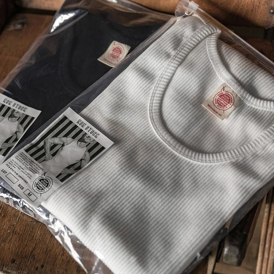 Men's Slim-Fit Ribbed Cotton Tank Top