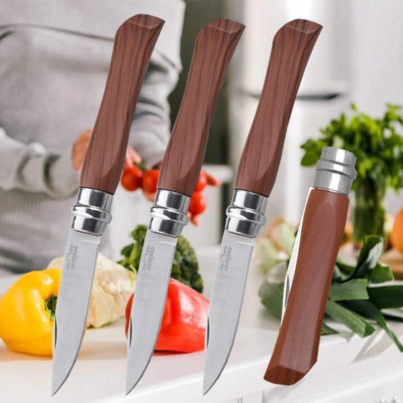 Portable Folding Paring Knife for Effortless Slicing
