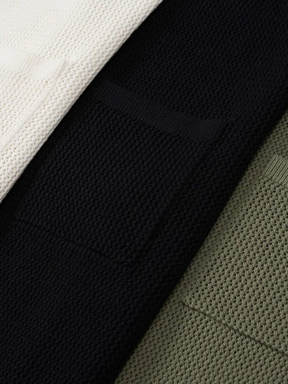 Breathable Plus Size Men's Knitted T-Shirts