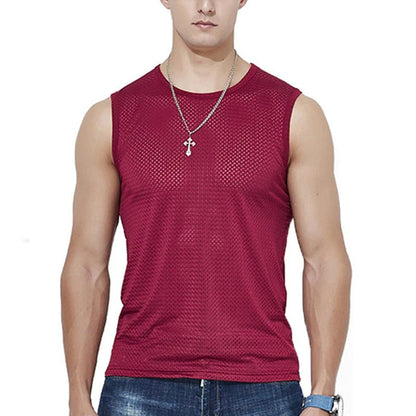 Breathable Mesh Tank Top for Men