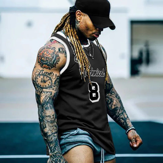 Men's Breathable Mesh Tank Top for Workouts