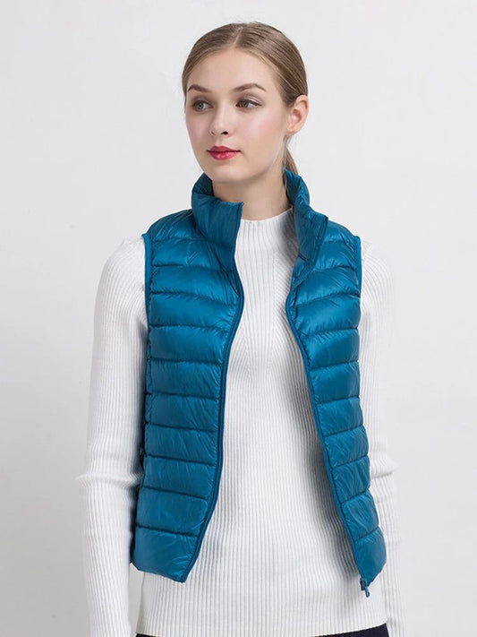 Women’s Ultra Light Duck Down Vest Slim
