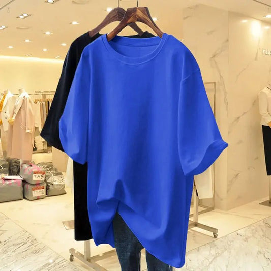 Trendy Oversized Cotton T-Shirts for Women