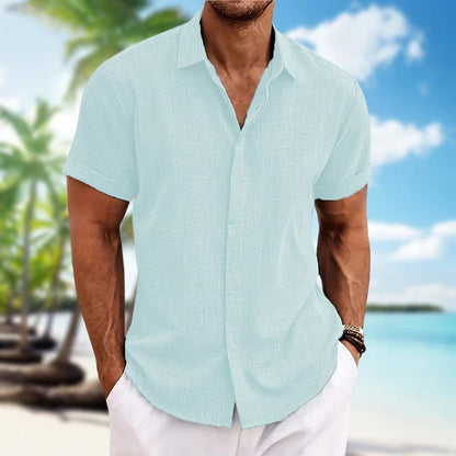 Lightweight Casual Men’s Cotton Linen Shirt