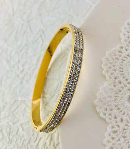 Waterproof Zircon Inlaid Bracelets for Elegance