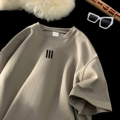 Men's Oversized Cotton T-Shirts for Summer