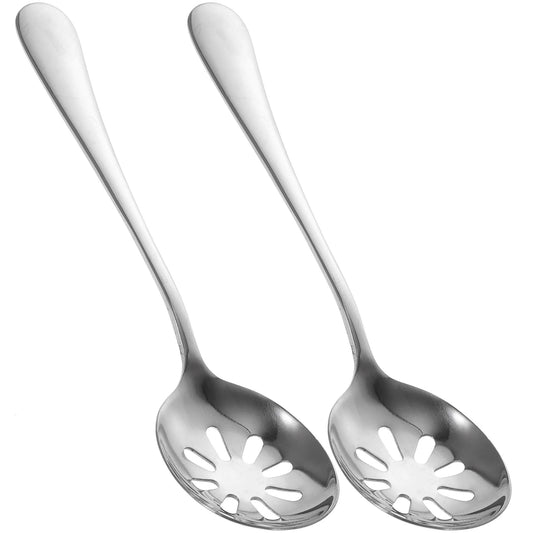 Stainless Steel Slotted Spoon Set for Cooking