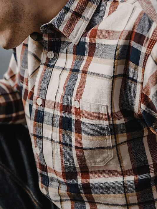 2024 Autumn Oversized Plaid Flannel Shirts