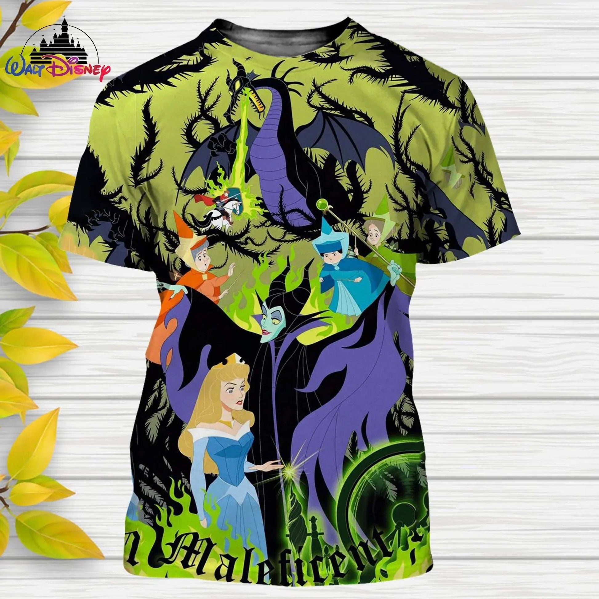 3D Print Maleficent T-Shirt for Men