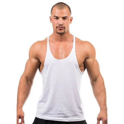 Men's Fitness Stringer Tank Top for Workouts