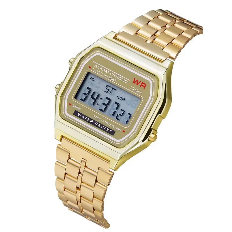 Vintage LED Digital Unisex Sports Wristwatch