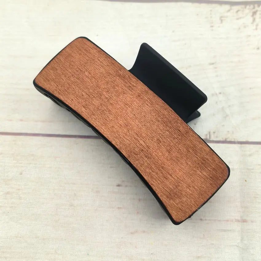 Western Hair Claw Clip with Sunflowers Cactus