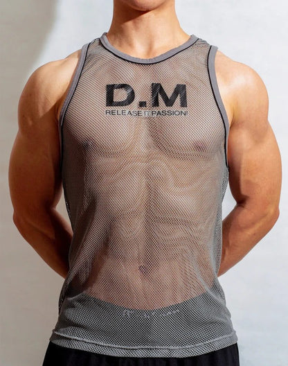 Men's Breathable Mesh Tank Top Vest
