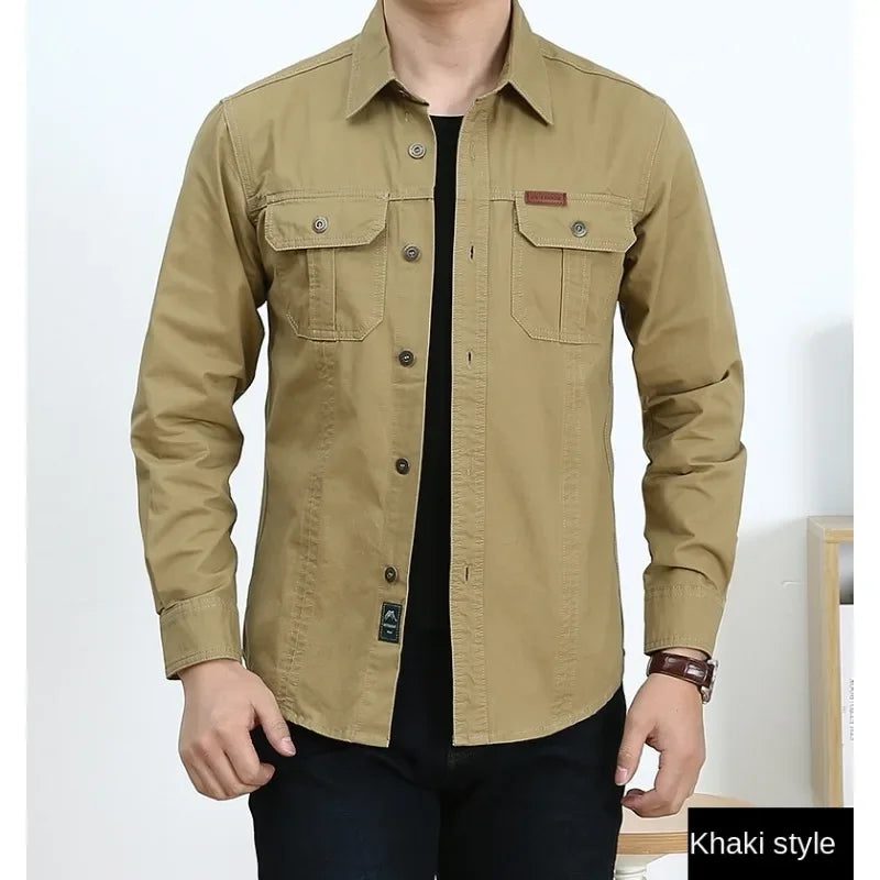 Elegant Long Sleeve Men's Linen Shirts