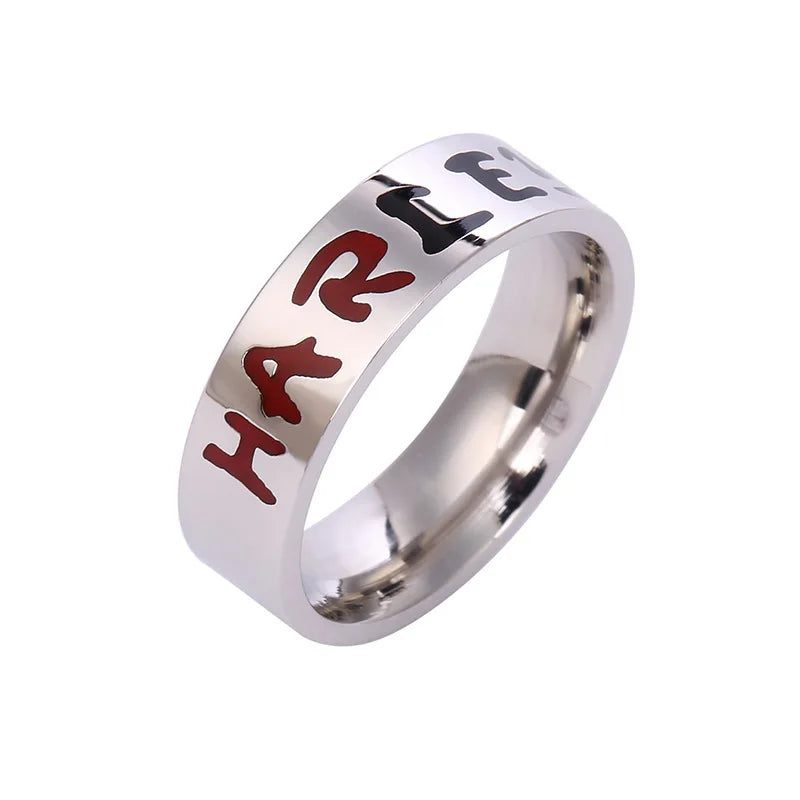 Colorful Stainless Steel Couple Rings Jewelry