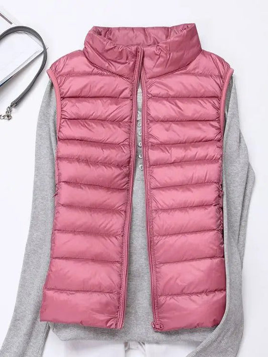 Women’s Ultra Light Duck Down Vest Slim