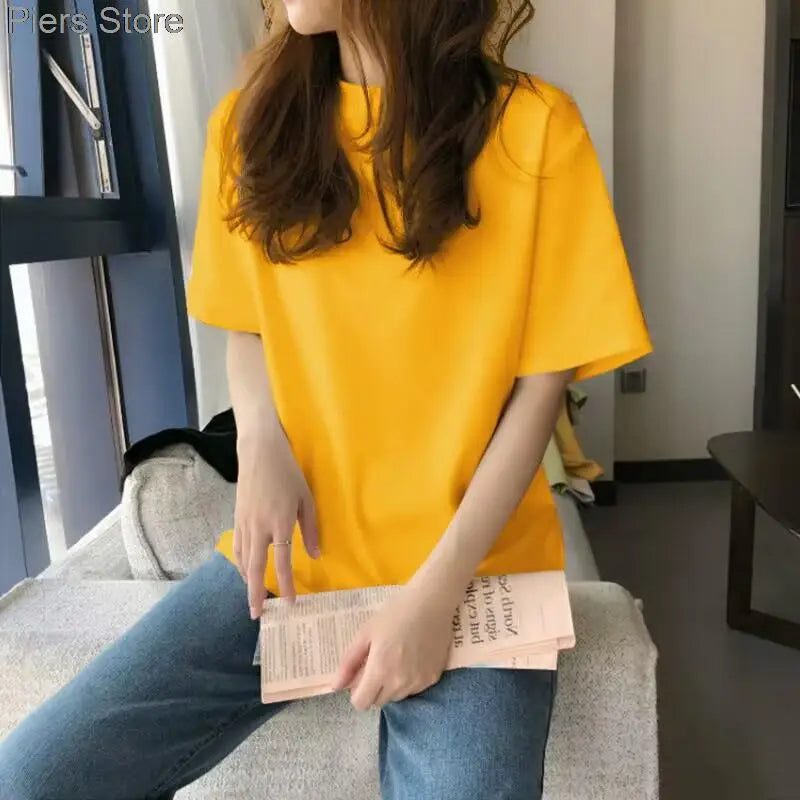 Trendy Oversized Cotton T-Shirts for Women