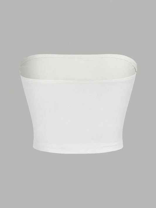 Women’s Strapless Crop Top Sleeveless Vest