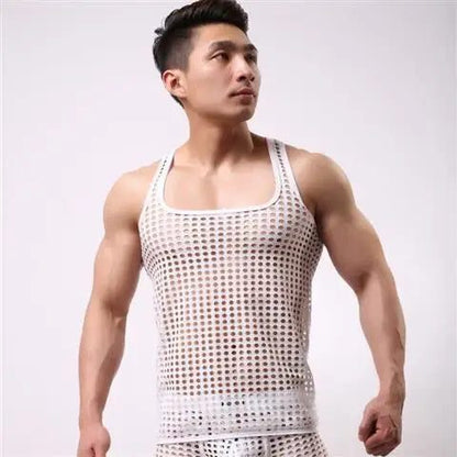 Men's Breathable Mesh Tank Top Summer