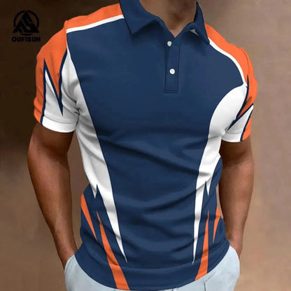 Men's Casual Polo Shirt for Summer Golf