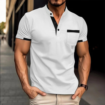 2024 Men's Casual Short Sleeve Polo Shirt