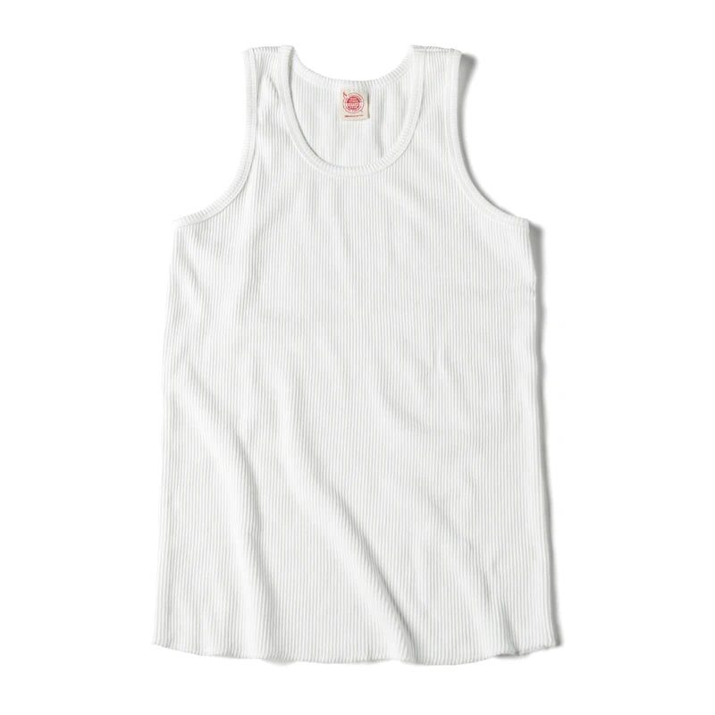 Men's Slim-Fit Ribbed Cotton Tank Top
