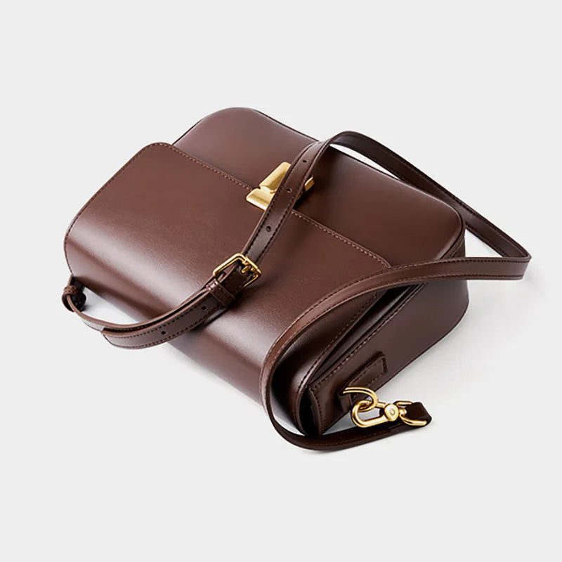 Genuine Leather Crossbody Bag for Women