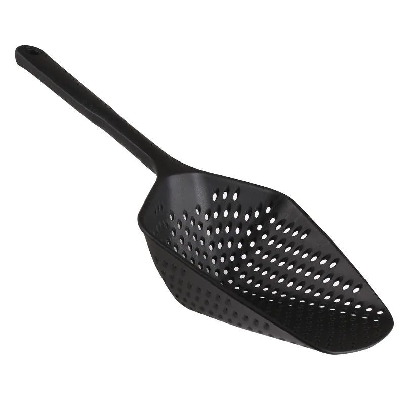 Versatile Silicone Slotted Spoon and Ice Scoop