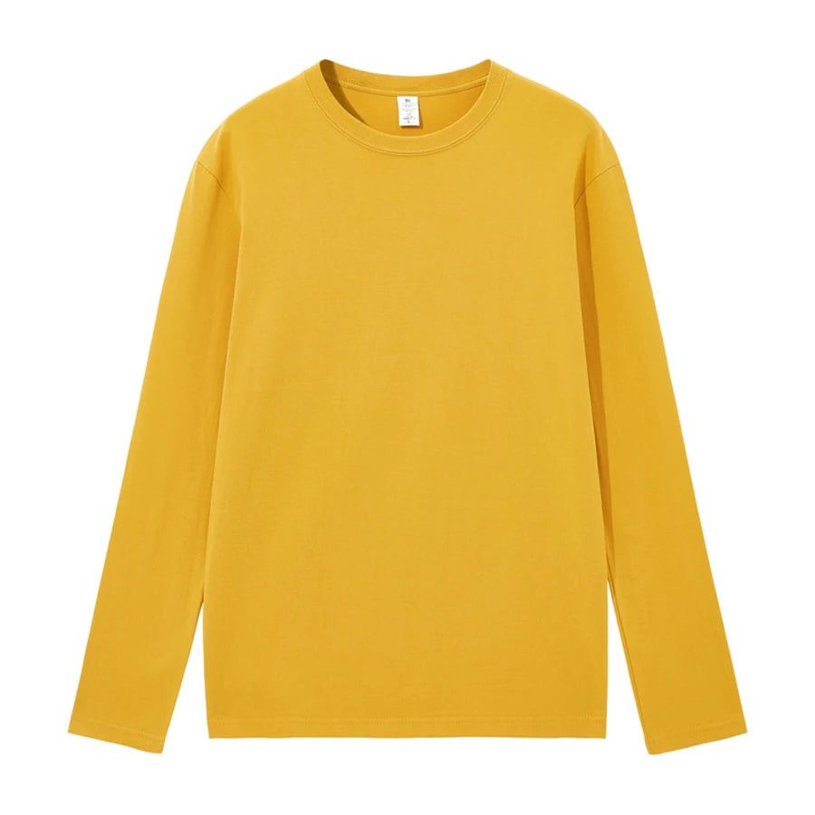 Trendy Long Sleeve Cotton T-Shirts for Women