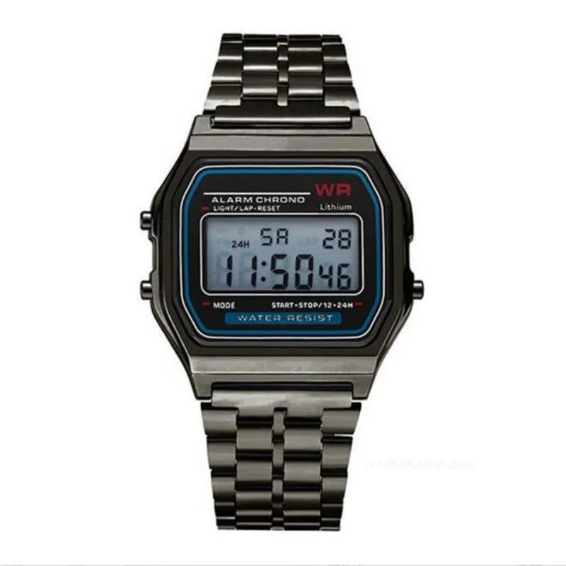 Vintage LED Digital Unisex Sports Wristwatch