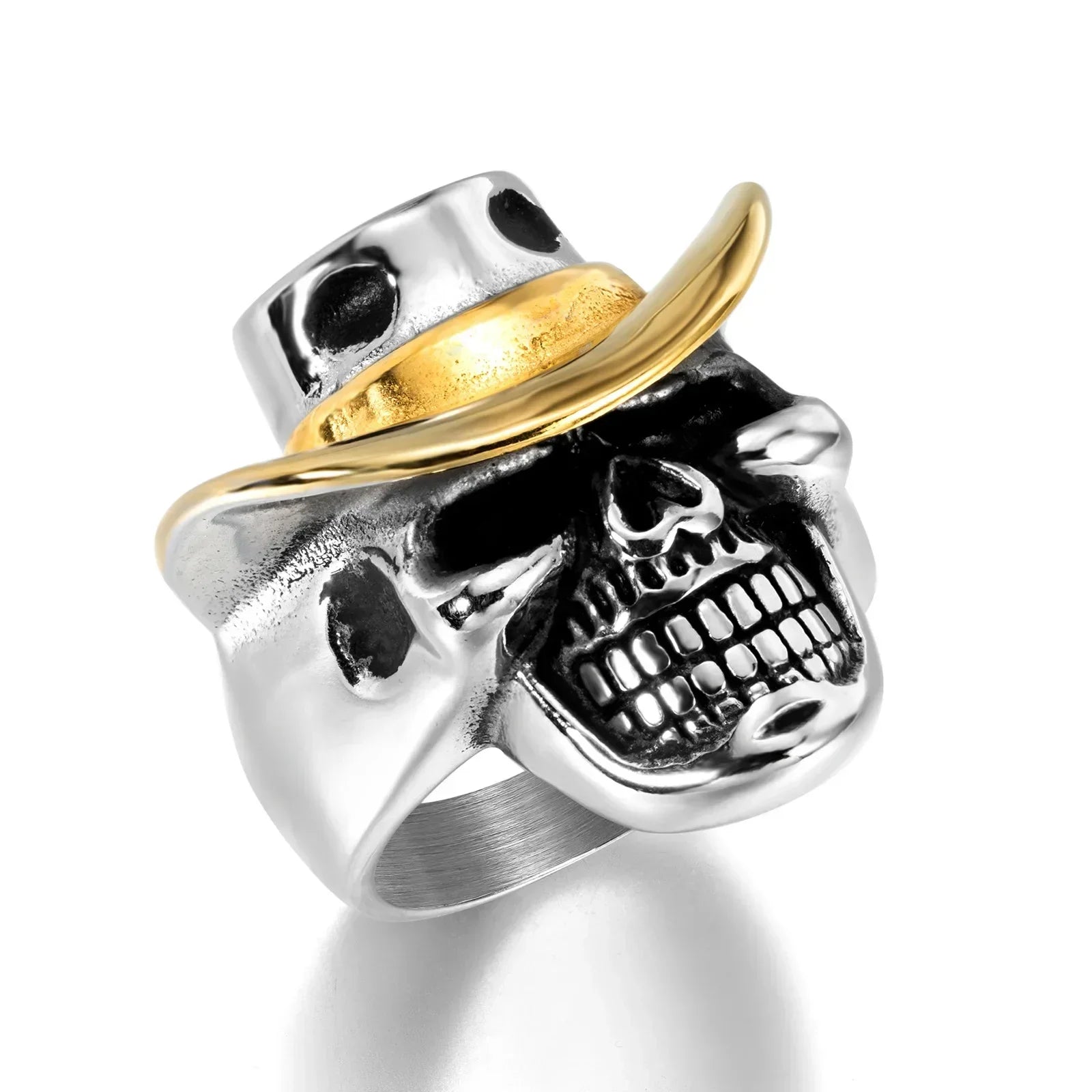 Western Cow Skeleton Rings for Men Fashion