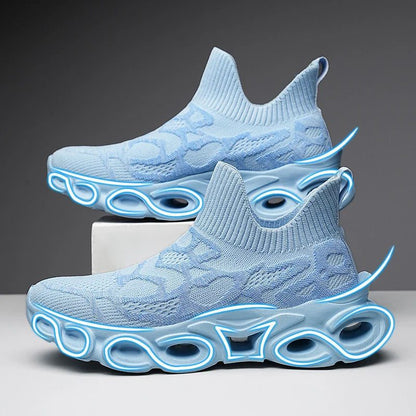 Lightweight Breathable Blue Running Shoes for Men