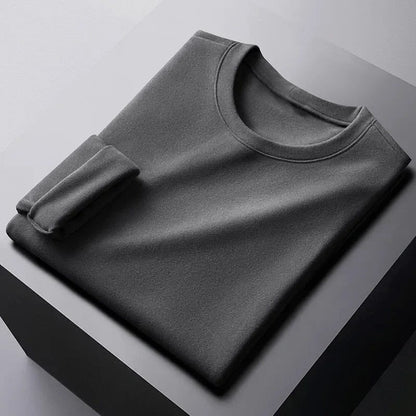Men's Thermal Long Sleeve Velvet Undershirt