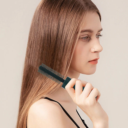 Portable Round Hair Brush for Travel Styling