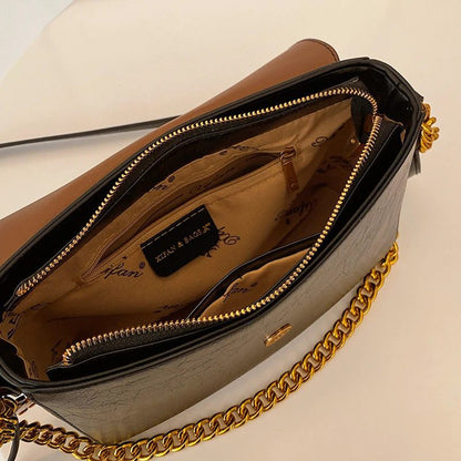 Stylish Women's Leather Crossbody Shoulder Bag