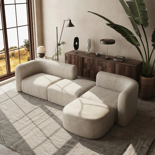 Luxury Velvet Sofa for Modern Living Room