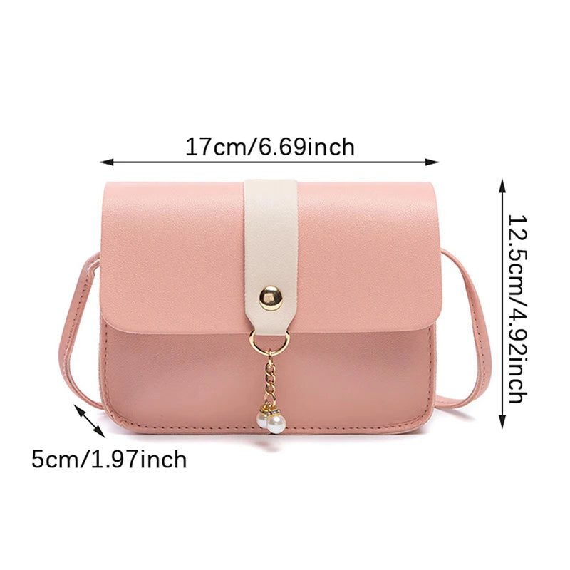 Luxury Pearl Pendant Crossbody Handbag for Women