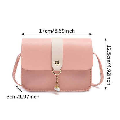 Luxury Pearl Pendant Crossbody Handbag for Women