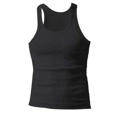 Men's Ribbed Tank Top - Summer Casual Fashion