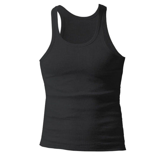 Men's Ribbed Tank Top - Summer Casual Fashion