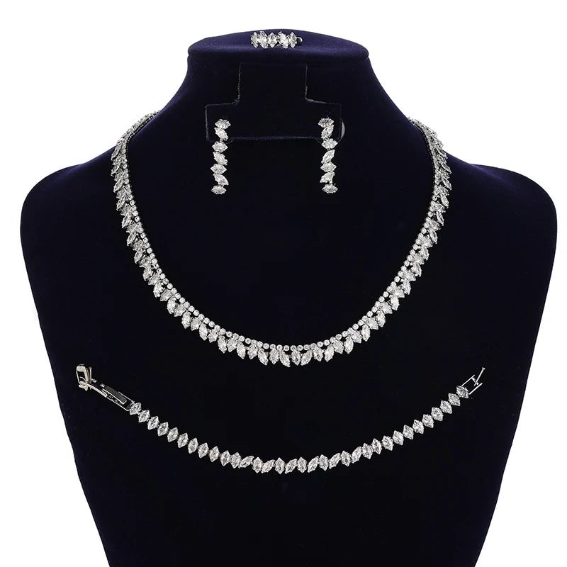 Unique Luxury Wedding Jewelry Set for Women