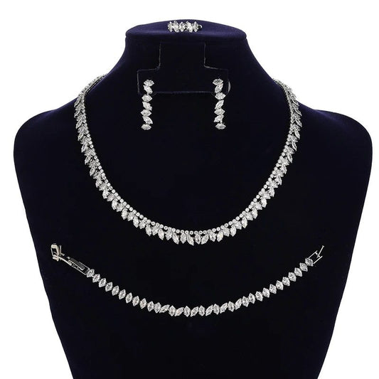 Unique Luxury Wedding Jewelry Set for Women