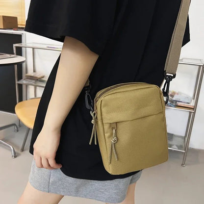 Casual Canvas Messenger Sling Bag for Men